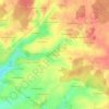 Les Epinards topographic map, elevation, terrain