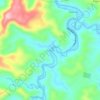 Bayho topographic map, elevation, terrain
