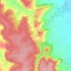 Les Grandes Vallées topographic map, elevation, terrain