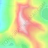 Finnan topographic map, elevation, terrain
