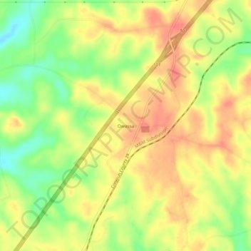 Owassa topographic map, elevation, terrain