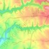 Vers topographic map, elevation, terrain