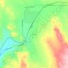 Campo topographic map, elevation, terrain