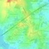 Bandapura topographic map, elevation, terrain