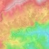 Causse Grand topographic map, elevation, terrain