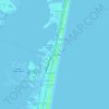 Normandy Beach topographic map, elevation, terrain