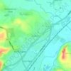 Stretton topographic map, elevation, terrain