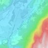 Les Bourdoires topographic map, elevation, terrain