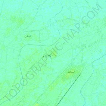 Qantir topographic map, elevation, terrain