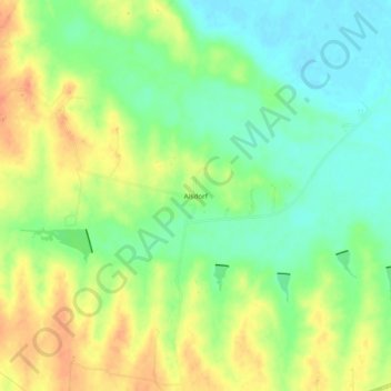 Alsdorf topographic map, elevation, terrain