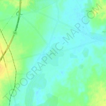 An Najih topographic map, elevation, terrain