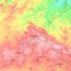 Krugersdorp topographic map, elevation, terrain