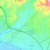 Agia Varvara topographic map, elevation, terrain