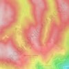 Monte Corno topographic map, elevation, terrain