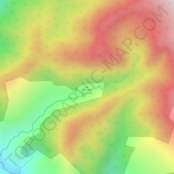 Mount Maranat topographic map, elevation, terrain