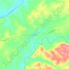 Friendship topographic map, elevation, terrain