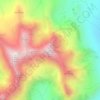 Sgùrr nan Gillean topographic map, elevation, terrain