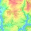 Coat Pin topographic map, elevation, terrain