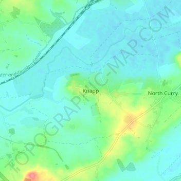 Knapp topographic map, elevation, terrain