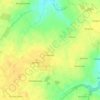 Poul an Ranet topographic map, elevation, terrain