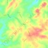 Pickerel topographic map, elevation, terrain