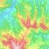 Livergnano topographic map, elevation, terrain