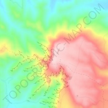 Vento Mare topographic map, elevation, terrain