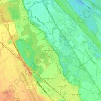 Les Trois Maisons topographic map, elevation, terrain