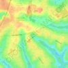 Itamoga topographic map, elevation, terrain