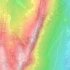 Mont Gerbier topographic map, elevation, terrain