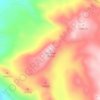 Sivrihisar topographic map, elevation, terrain