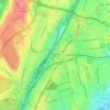 West Mount Vernon topographic map, elevation, terrain