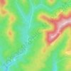 Duo topographic map, elevation, terrain