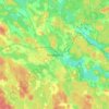 Åtvidaberg topographic map, elevation, terrain