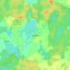 Stryjewo topographic map, elevation, terrain