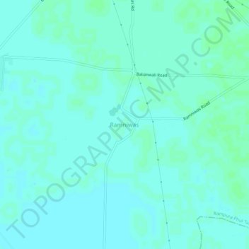 Ramniwas topographic map, elevation, terrain