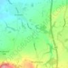 Heskin Green topographic map, elevation, terrain