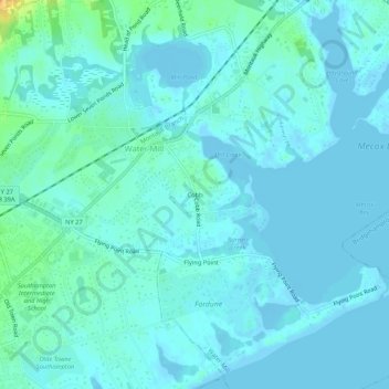 Cobb topographic map, elevation, terrain