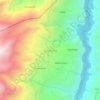 Guarainag topographic map, elevation, terrain