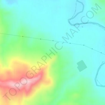El Conde topographic map, elevation, terrain