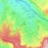 Holset topographic map, elevation, terrain