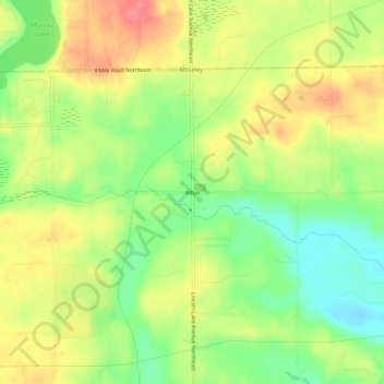 Alton topographic map, elevation, terrain