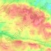 Tréhuilan topographic map, elevation, terrain
