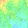 Pratts Corner topographic map, elevation, terrain