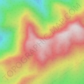 Barail Range topographic map, elevation, terrain