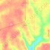 Lickingville topographic map, elevation, terrain