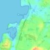 Risø Huse topographic map, elevation, terrain