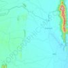 Phluang Song Nang topographic map, elevation, terrain