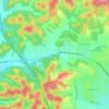 Little Creek topographic map, elevation, terrain