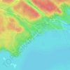 Tomelin Bluffs topographic map, elevation, terrain